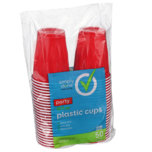 Simply Done Party Plastic Cup 18 Oz, Tableware & Serveware