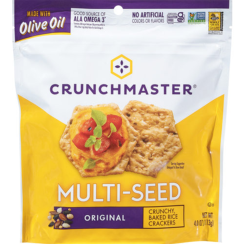 Crunchmaster Crackers, Original, Multi-Seed