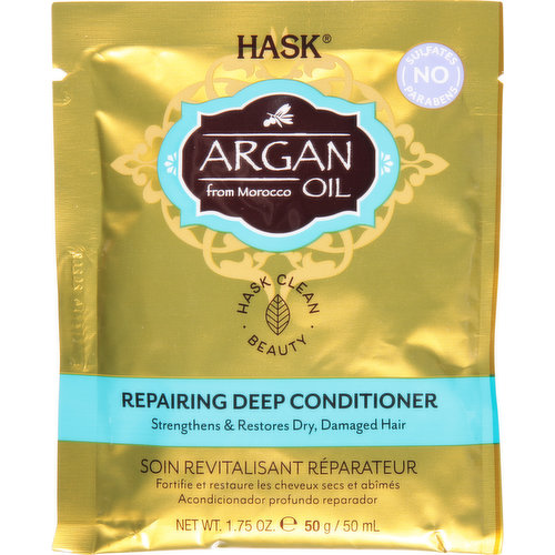 Hask Deep Conditioner, Repairing, Argan Oil