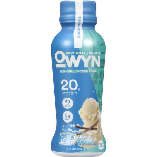 OWYN Protein Shake, Non-Dairy, Smooth Vanilla