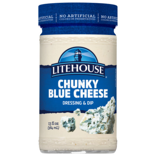 Litehouse Dressing, Chunky Blue Cheese Dressing & Dip 