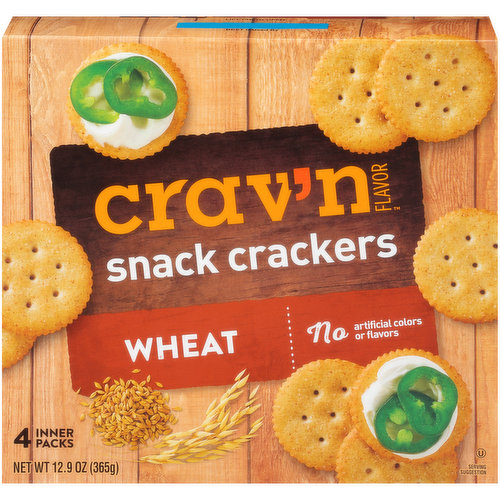 Crav'n Flavor Wheat Snack Crackers