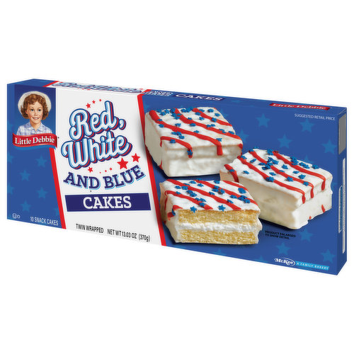 Little Debbie Cakes, Red White and Blue, Twin Wrapped