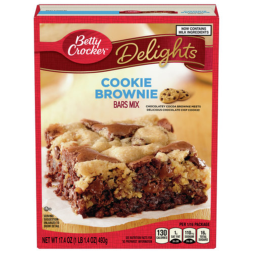 Betty Crocker Bars Mix, Cookie Brownie