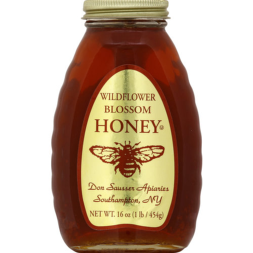 Don Sausser Apiaries Honey, Wildflower Blossom