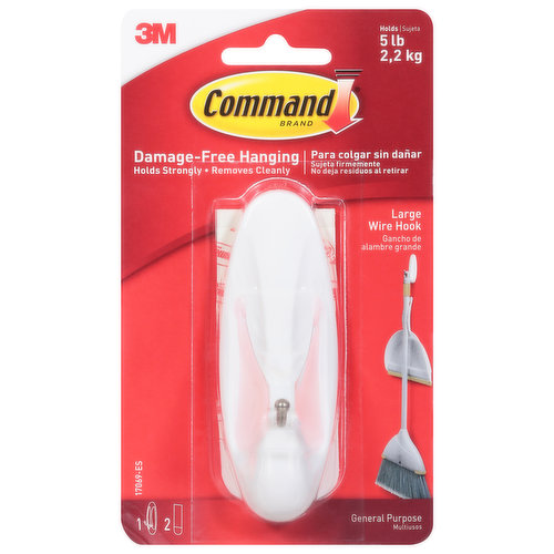 Command Wire Hook, Large
