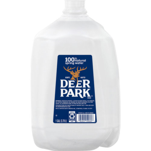 Deer Park Spring Water, 100% Natural