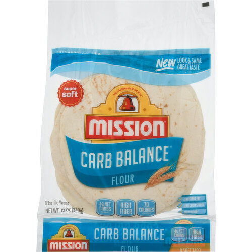 Mission Tortilla Wraps, Flour