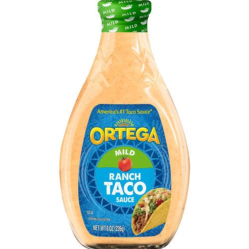 Ortega Taco Sauce, Ranch, Mild