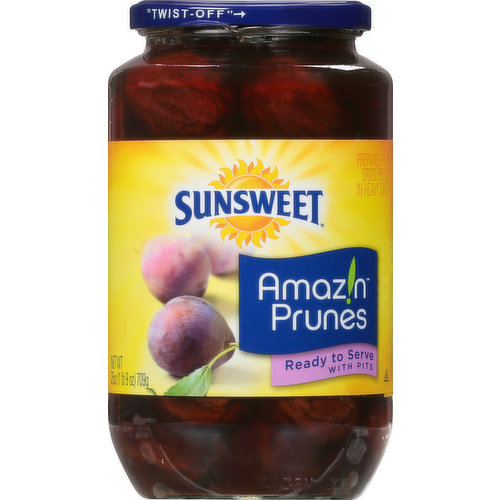 Sunsweet Prunes with Pits, Ready to Serve