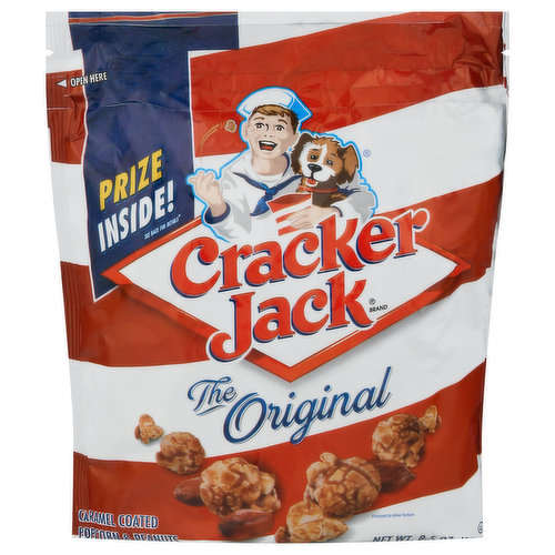 Cracker Jack Popcorn & Peanuts, Caramel Coated, The Original