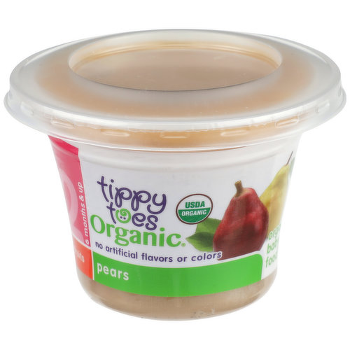 Tippy Toes Pears Organic Baby Food