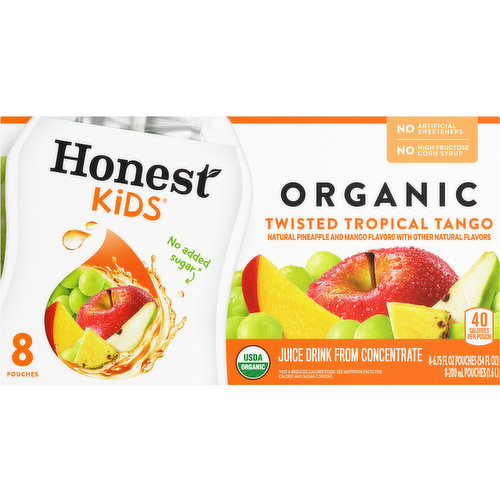 Honest Juice Drink, Organic, Twisted Tropical Tango