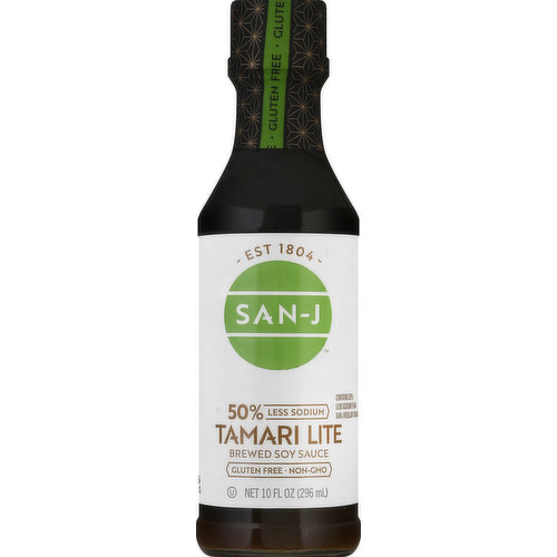 San-J Brewed Soy Sauce, Tamari Lite