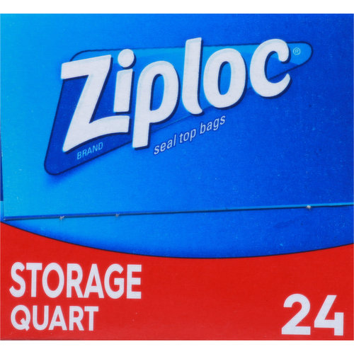 Ziploc Seal Top Bags, Storage, Quart