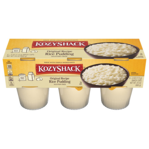 Kozy Shack Rice Pudding, Original Recipe