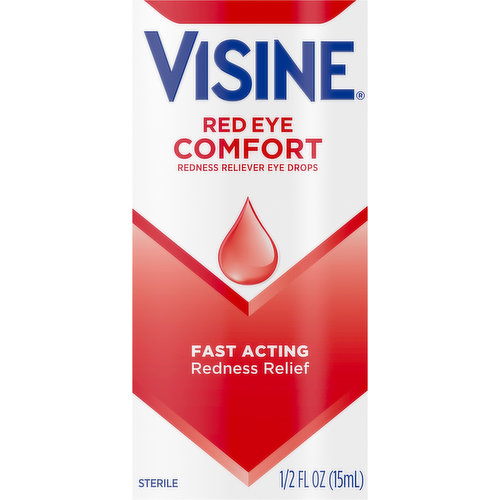 Visine Eye Drops, Red Eye Comfort