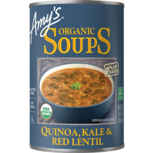 Amy's Soup, Organic, Quinoa, Kale & Red Lentil