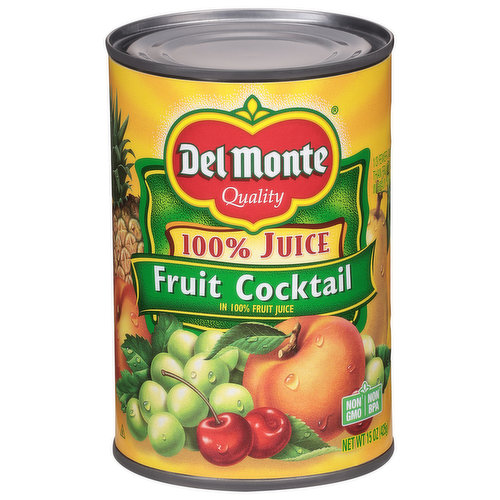 Del Monte Fruit Cocktail, 100% Juice