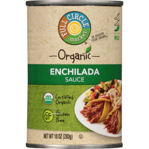 Full Circle Market Sauce, Enchilada, Mild