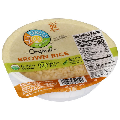 Full Circle Market Rice, Brown