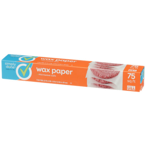 Simply Done Wax Paper Roll