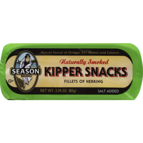 Season Kipper Snacks, Naturally Smoked