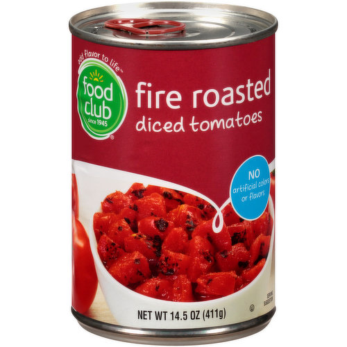 Food Club Fire Roasted Diced Tomatoes