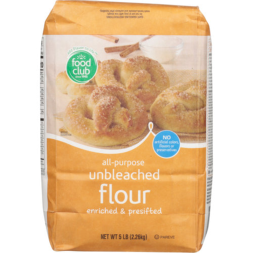 Food Club All-Purpose Flour, Unbleached