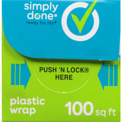 Simply Done Plastic Wrap, 100 Square Feet