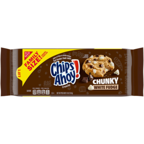 Chips Ahoy! Crunchy Chunky White Fudge Cookies