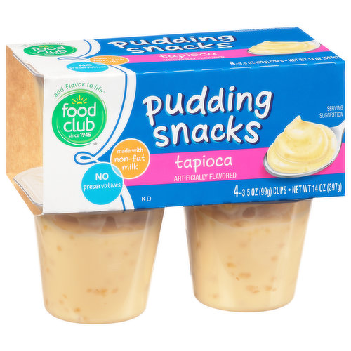 Snack Pack® Tapioca Pudding Cups, 4 ct / 3.25 oz - Kroger