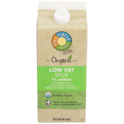 Full Circle Market 1% Low Fat Milk