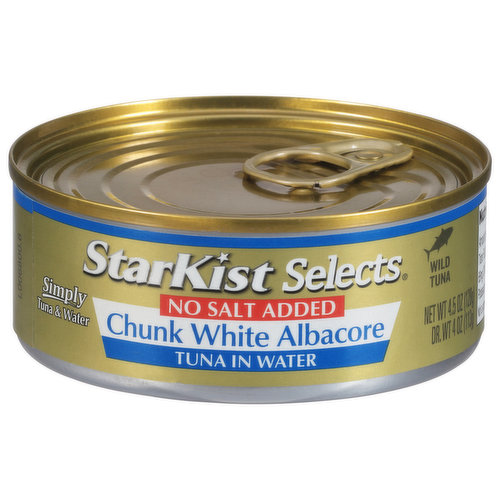 StarKist Tuna in Water, Chunk White, Albacore