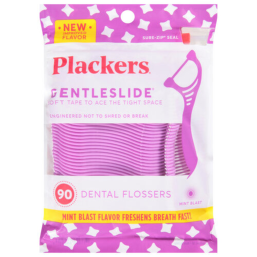 Plackers Dental Flossers, Mint Blast