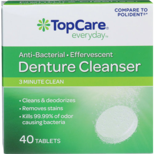 TopCare Denture Cleanser, Tablets