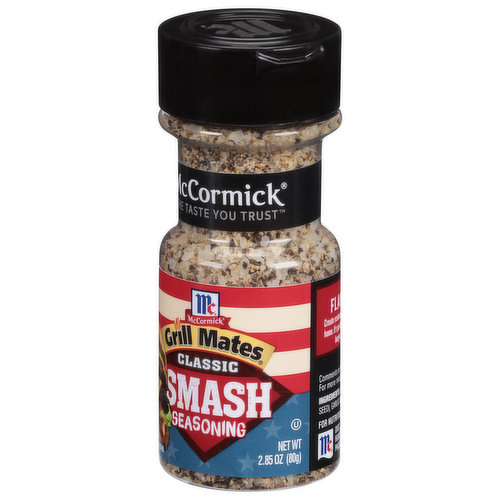 McCormick Seasoning, Smash, Classic 2.85 oz