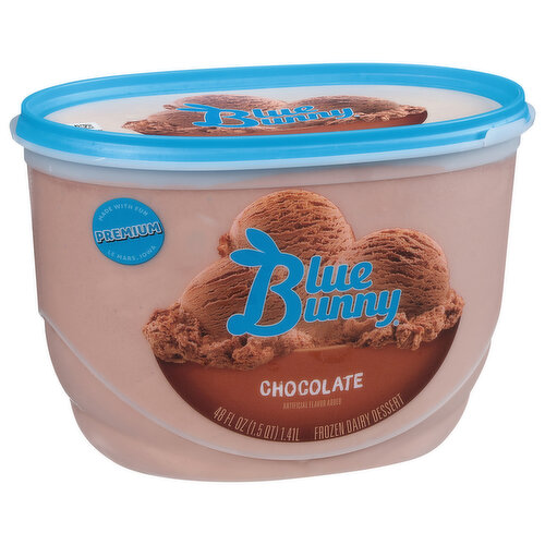 Blue Bunny Frozen Dairy Dessert, Chocolate, Premium