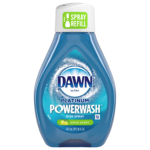 Dawn Dish Spray, Platinum, Powerwash, Apple Scent