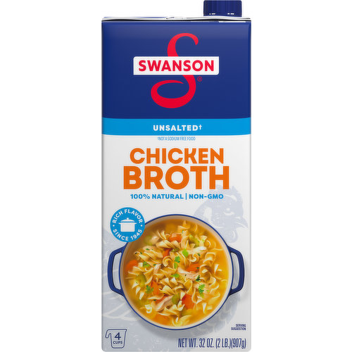 Swanson Broth, Chicken, Unsalted