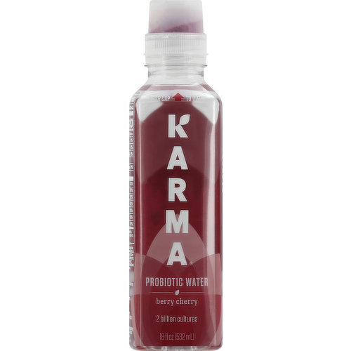 Karma Probiotic Water, Berry Cherry
