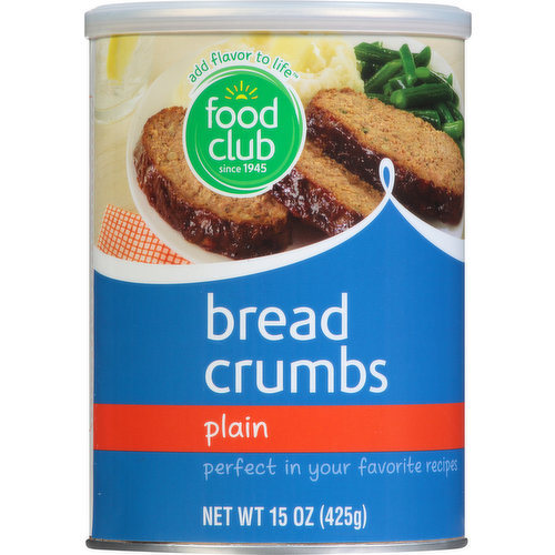 Food Club Bread Crumbs, Plain