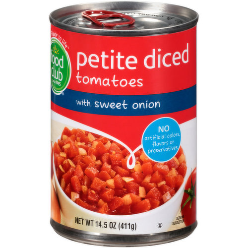 Food Club Petite Diced Tomatoes With Sweet Onion