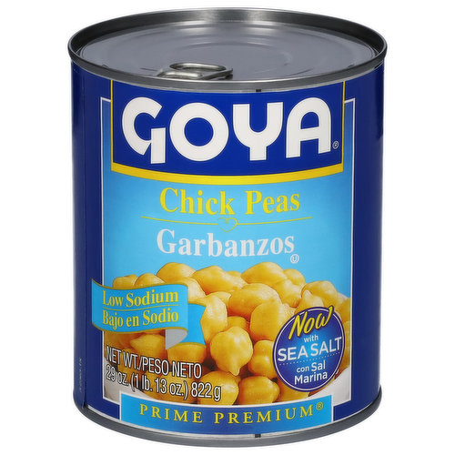 Goya Chick Peas, Garbanzos, Low Sodium