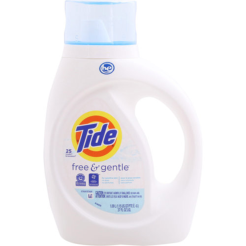 Tide Detergent, Free & Gentle