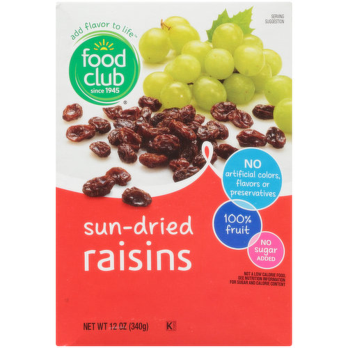 Food Club Sun-Dried Raisins