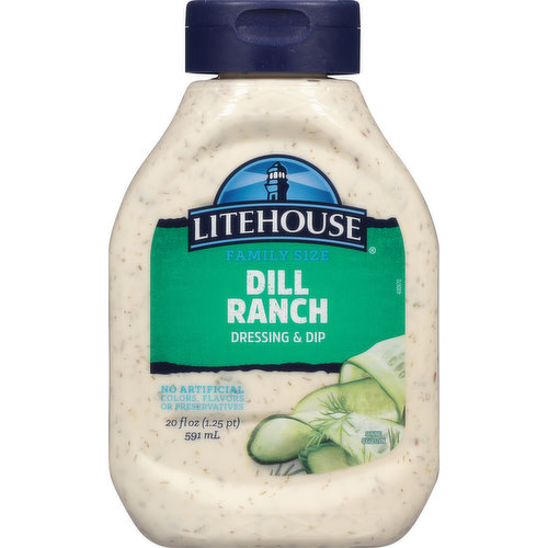 Litehouse Dressing & Dip, Dill Ranch, Family Size