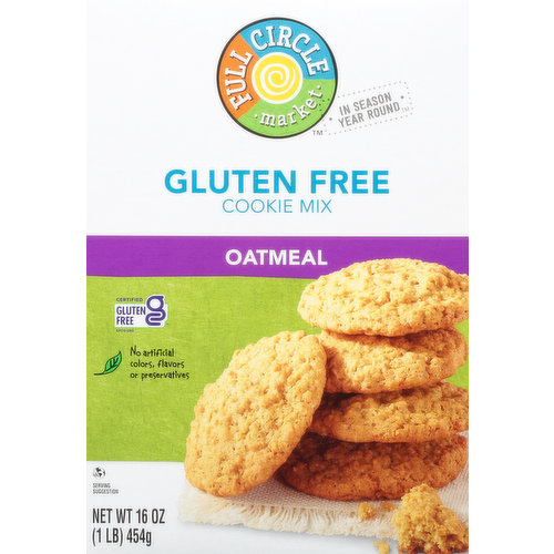 Full Circle Market Cookie Mix, Gluten Free, Oatmeal