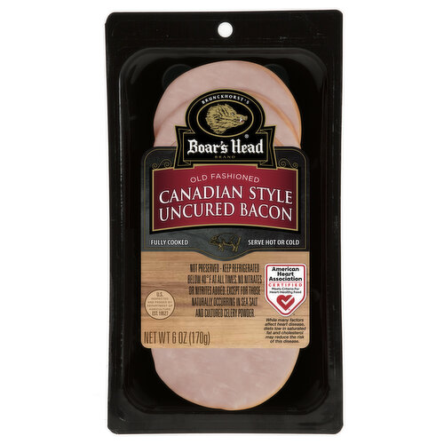 Boar's Head Canadian Style Uncured Bacon