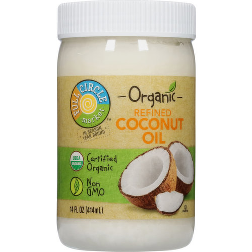 Full Circle Market Coconut Oil, Refined